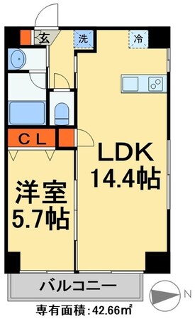 アークシティ松戸の物件間取画像